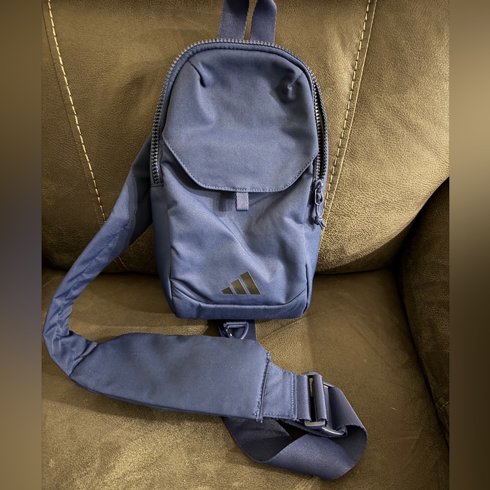 NEW Adidas Dark Blue Sling Belt Bag